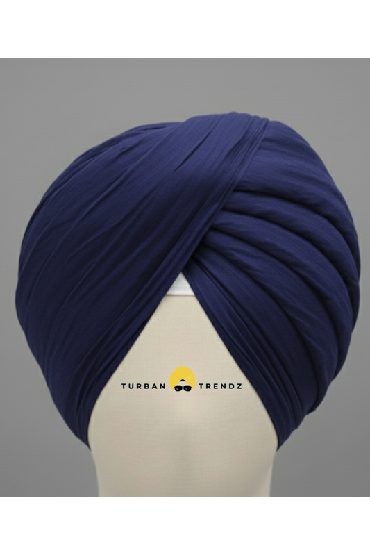 Midnight Blue Full Voil Turban