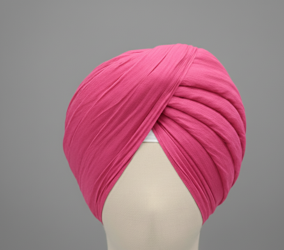 Wedding Pink Full Voil Turban