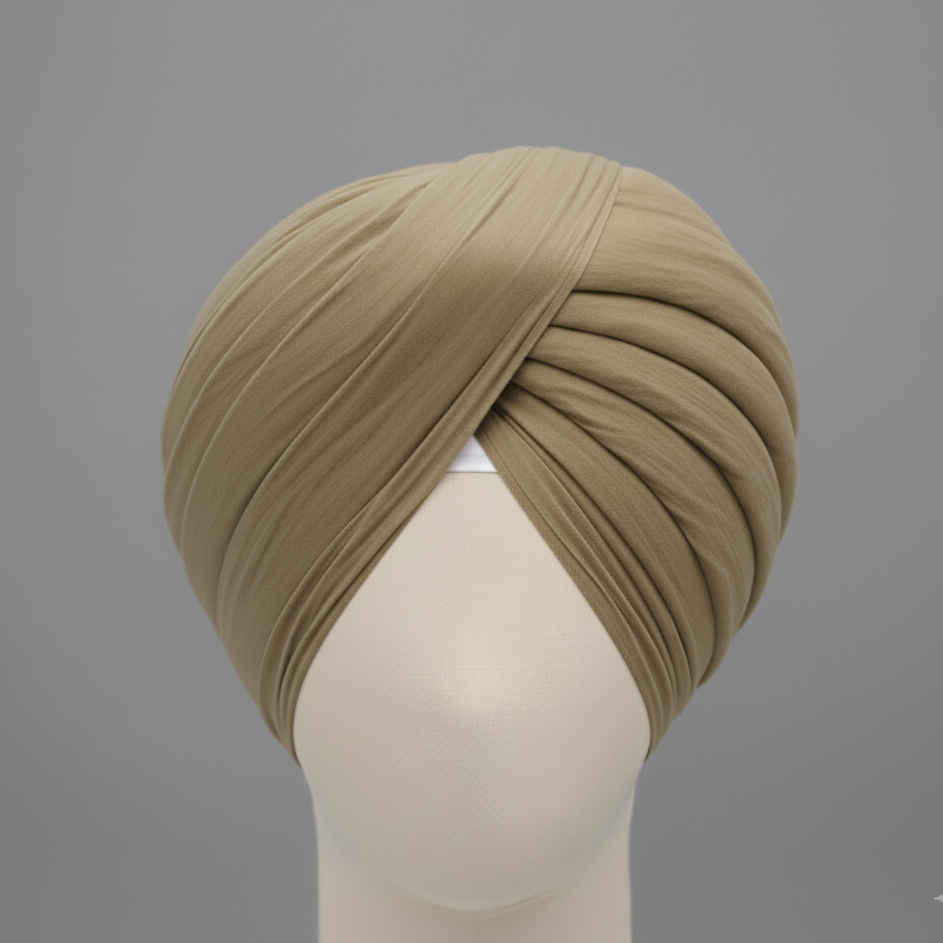 Khakhi brown Premium Rubia Turban