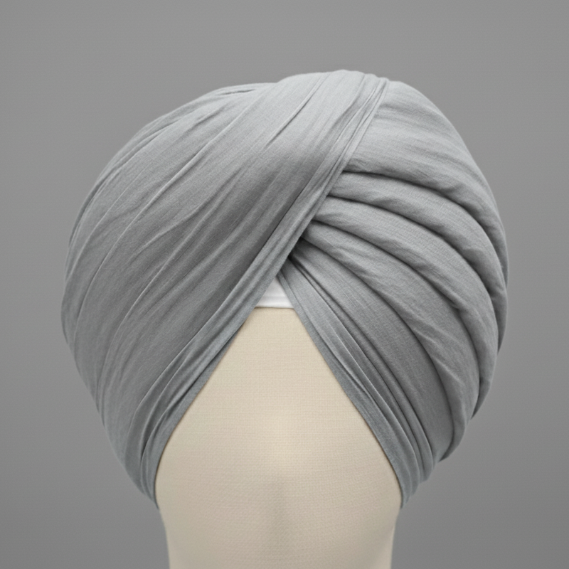 Silver grey Premium Turban