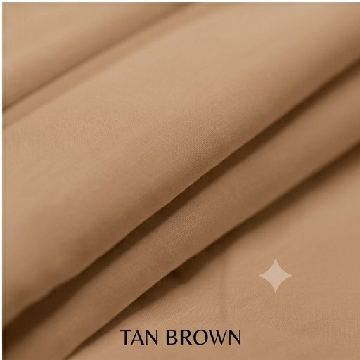 Tan Brown Full Voil Turban