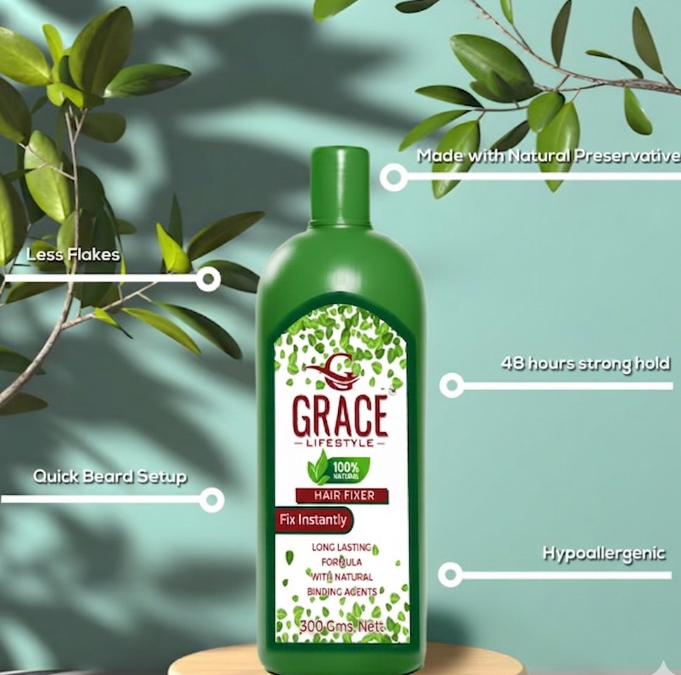Grace Green Natural Beard fixer:-300GM