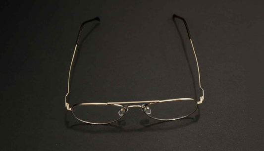 Golden Aviator Frame with Lens