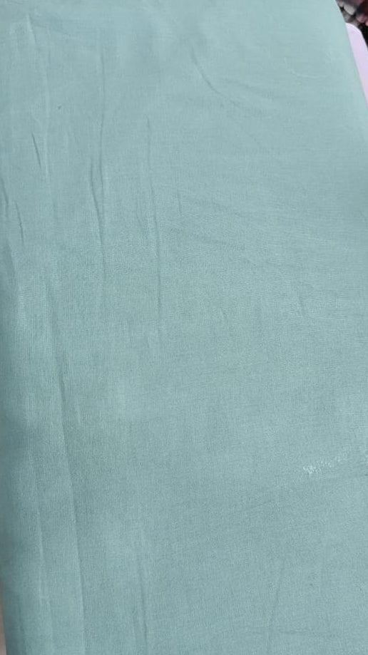 Teal Blue Premium Full voil Fabric.