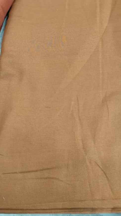 Copper brown Premium Full voil Fabric.