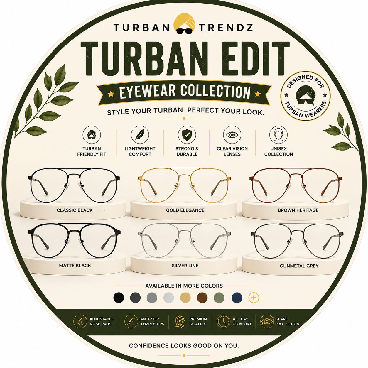 Turban Edit Glasses & Frames
