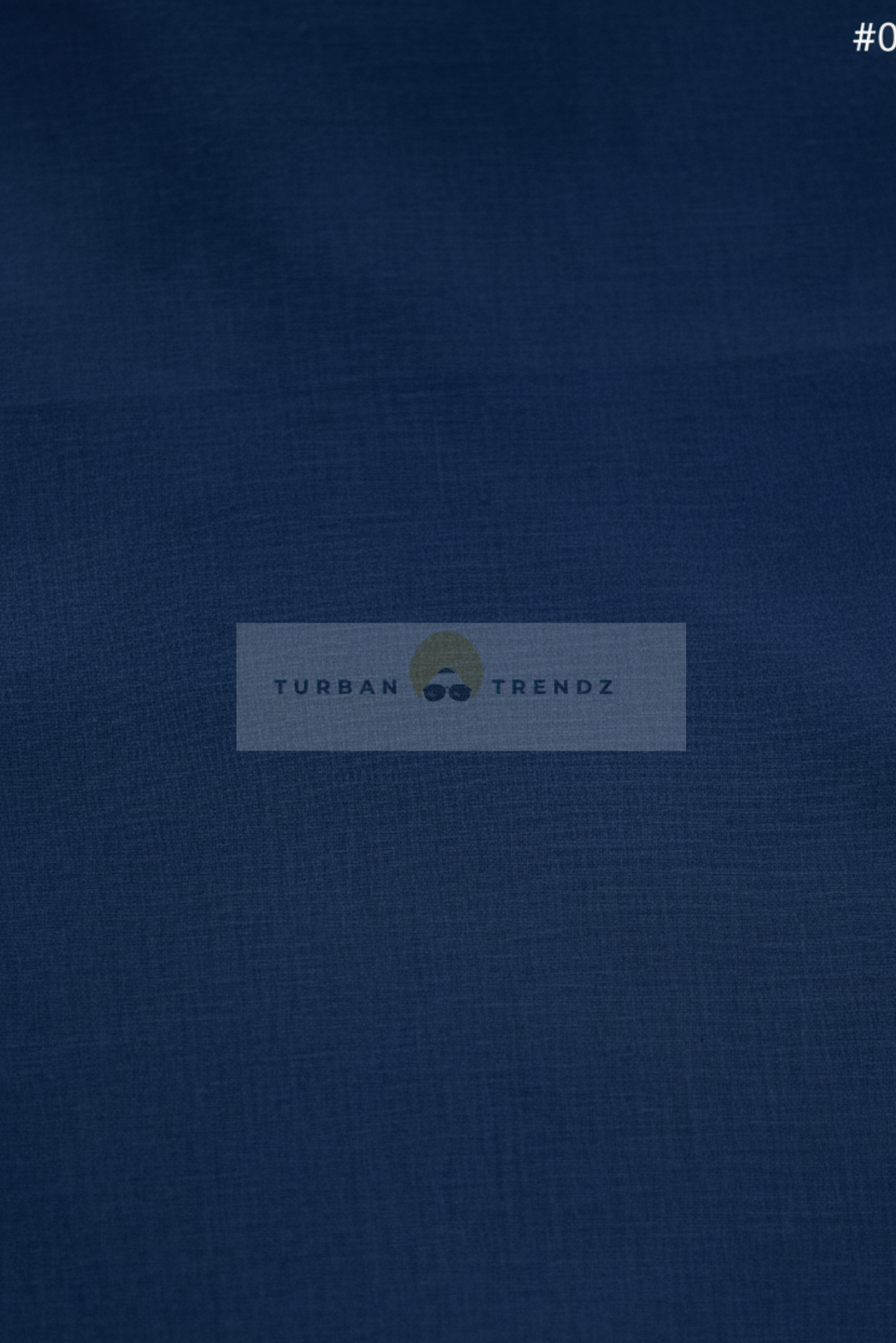 Midnight Blue  Rubia Turban