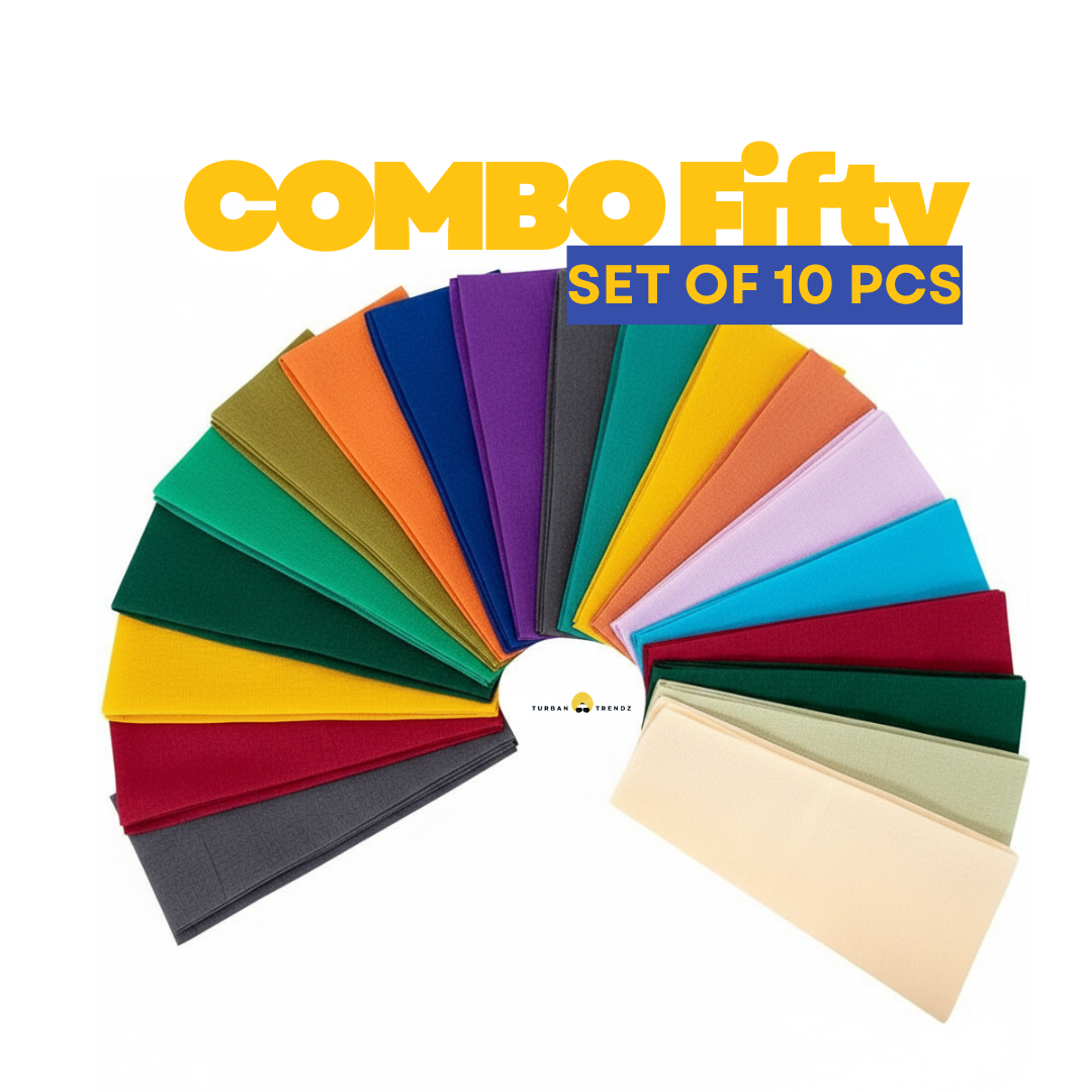 Combo of 10 colored Fifty Set