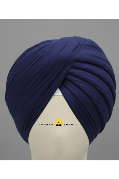Midnight Blue  Rubia Turban