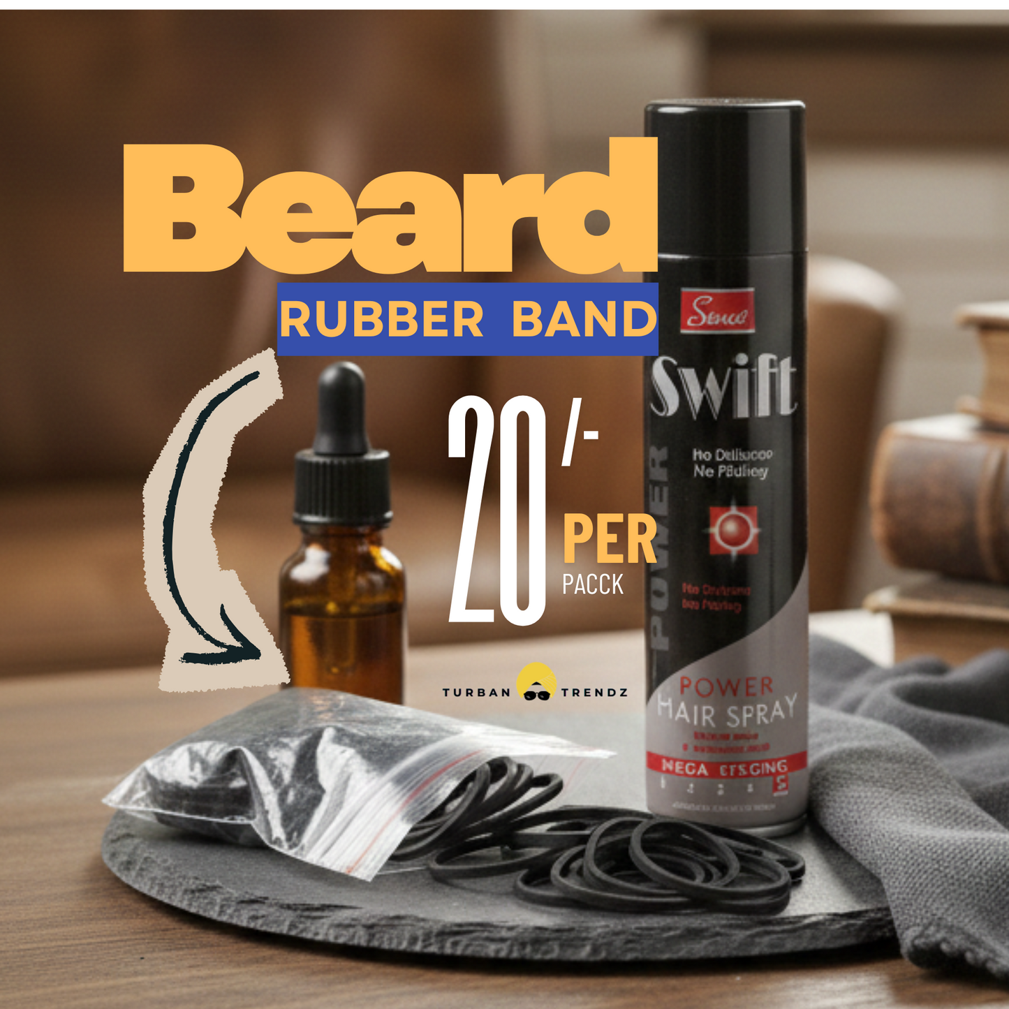 Beard Rubber Band
