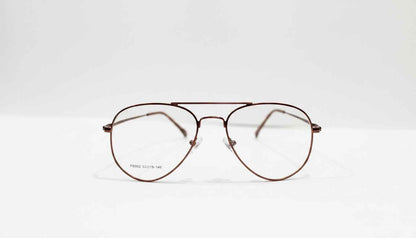Copper Brown Aviator Frame with Lens