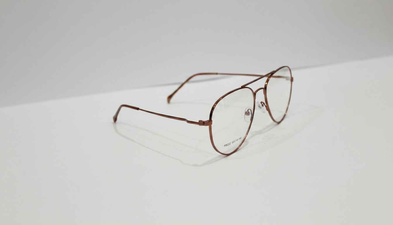 Copper Brown Aviator Frame