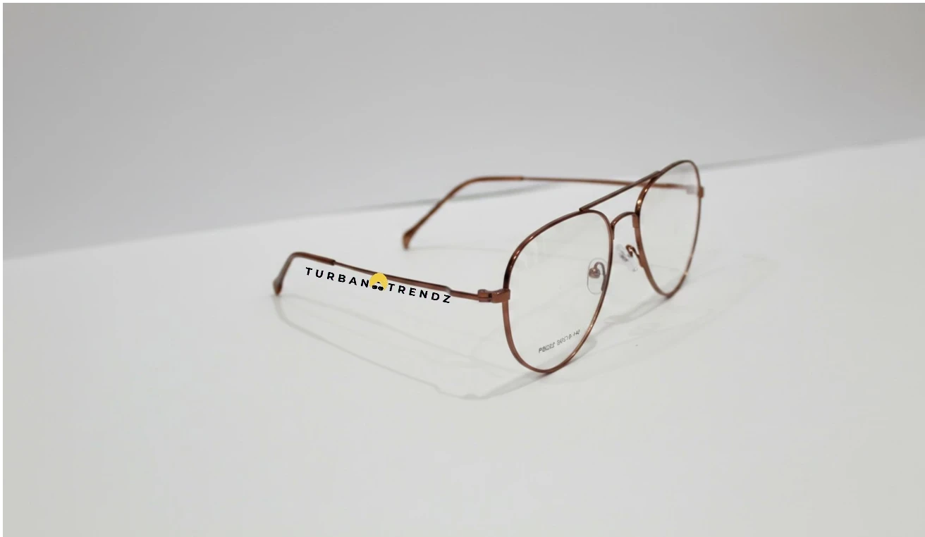 Copper Brown Aviator Frame