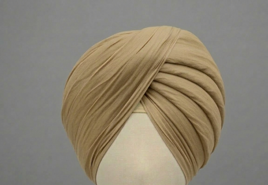 Khakhi Punjab Police Premium Rubia Turban Fabric
