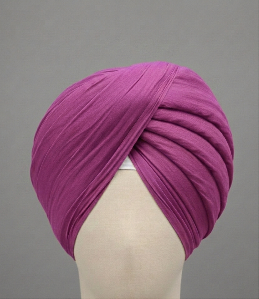 Orchid Purple  Full Voil Turban