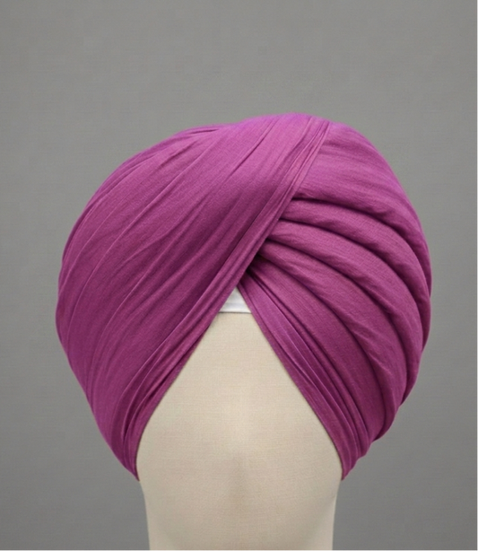 Orchid Purple  Full Voil Turban