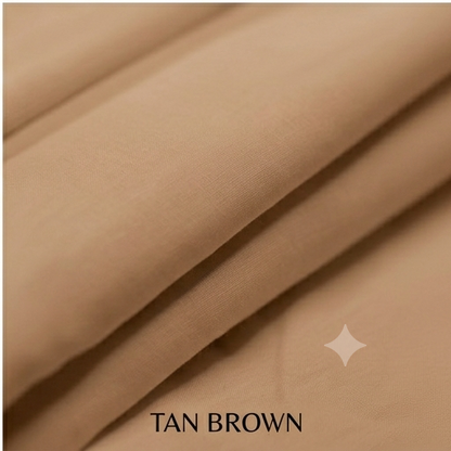 Tan Brown Full Voil Turban