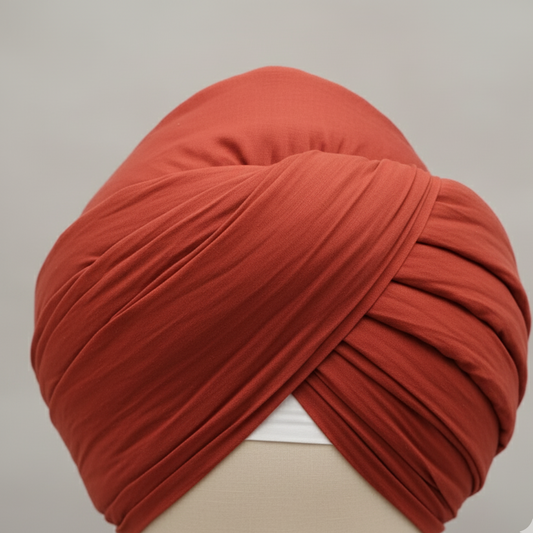 Watermelon Red  Premium Full voil Turban
