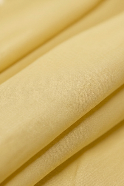 Lemon Yellow Rubia Turban Full Voil
