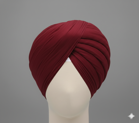 Maroon Premium Rubia Turban