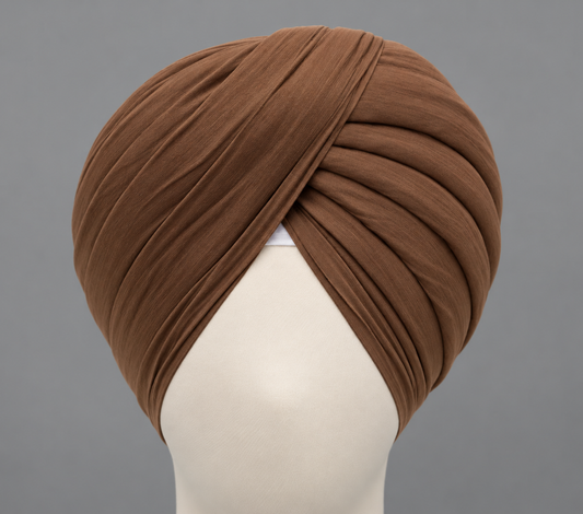 Mocha Full Voil Turban