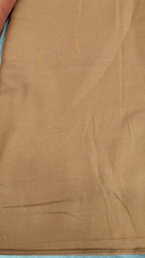 Copper brown  Premium Full voil Fabric.