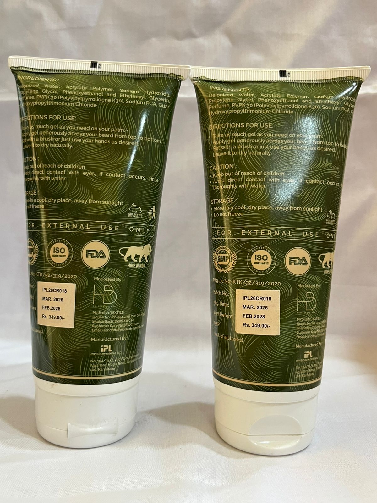 Beard setter Gel H&B 200ML