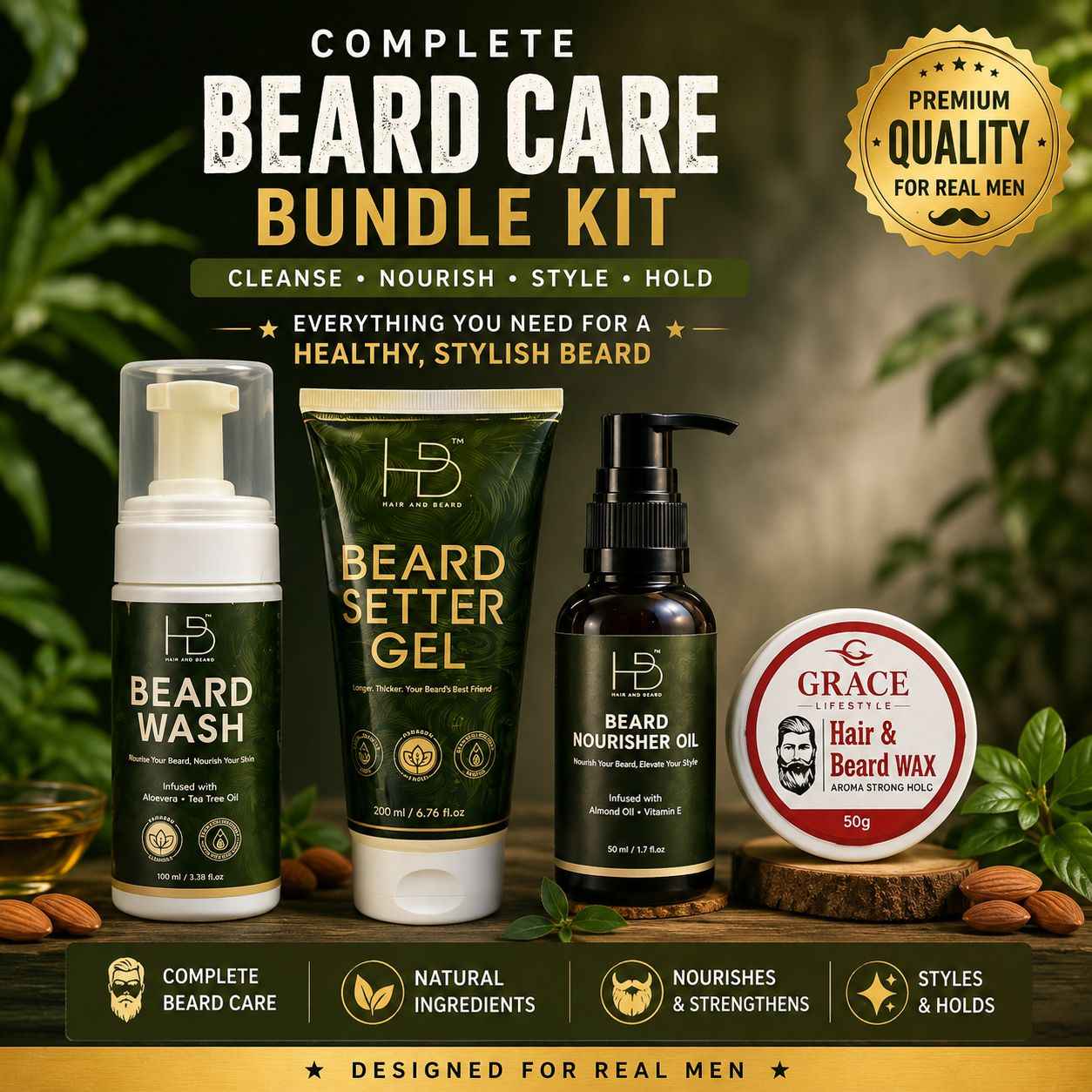 Father's Day Special Beard Care Kit | Premium Grooming Gift Set