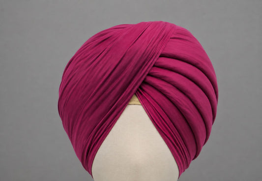 Magenta Pink Full Voil Turban
