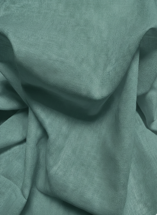 Teal Blue  Premium Full voil Fabric.
